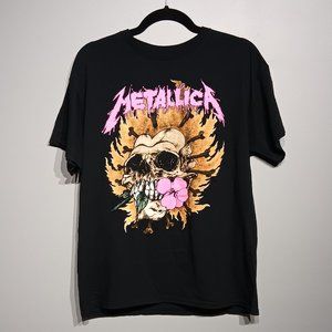 Black Metallica. Graphic T Shirt (Men's Size Large)